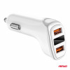 Autolader 2x USB-A + batterijcheck 3.1A 12/24V AMiO-03887