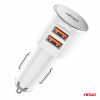 Autolader 2x USB-A 3.4A 12/24V AMiO-03888