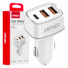 Autolader 2x USB-A + USB-C 32W 12/24V AMiO-03890
