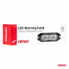 Slanke amberkleurige grillbeugel zaklamp 4x3W LED R65 R10 12/24V IP6K9K AMIO-03929