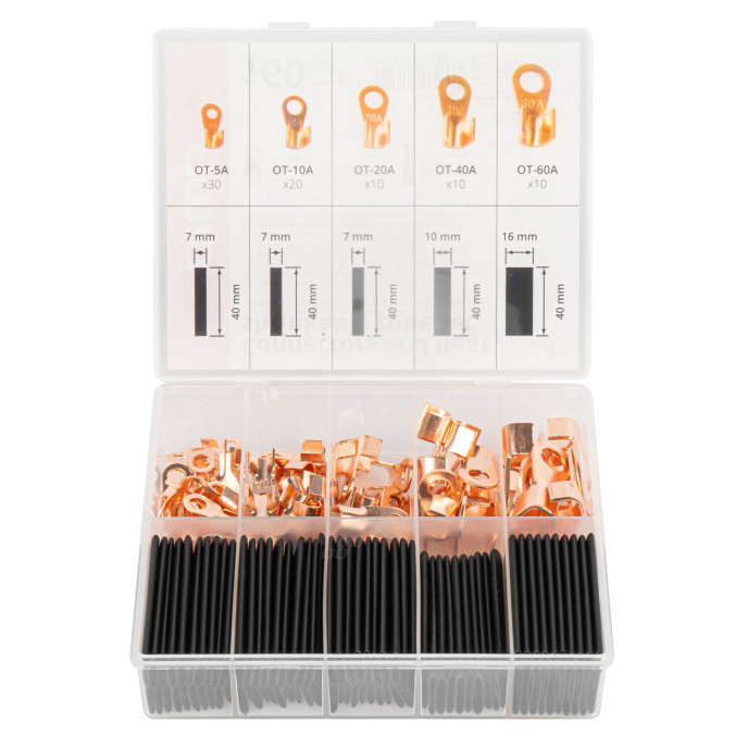 Connectoren en krimpkous set AMIO-03933