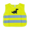 Veiligheidsvest voor kinderen geel met certificaat DINOSAUR AMIO-03936