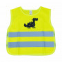 Veiligheidsvest voor kinderen geel met certificaat DINOSAUR AMIO-03936
