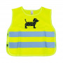 Veiligheidsvest voor kinderen geel met certificaat DOG AMIO-03937