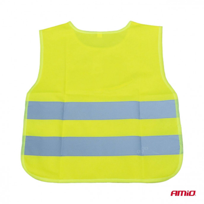 Veiligheidsvest voor kinderen geel met certificaat DOG AMIO-03937