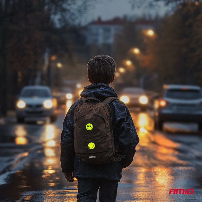 Fluorescerende stickers set SMILE AMIO-03941