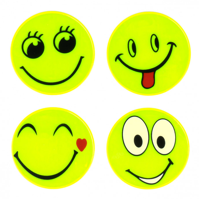 Fluorescerende stickers set SMILE AMIO-03941