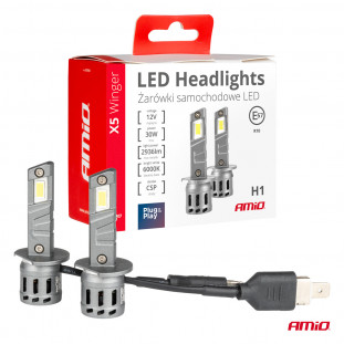 LED Koplampen X5-serie WINGER H1 6000K max 30W AMIO-03943