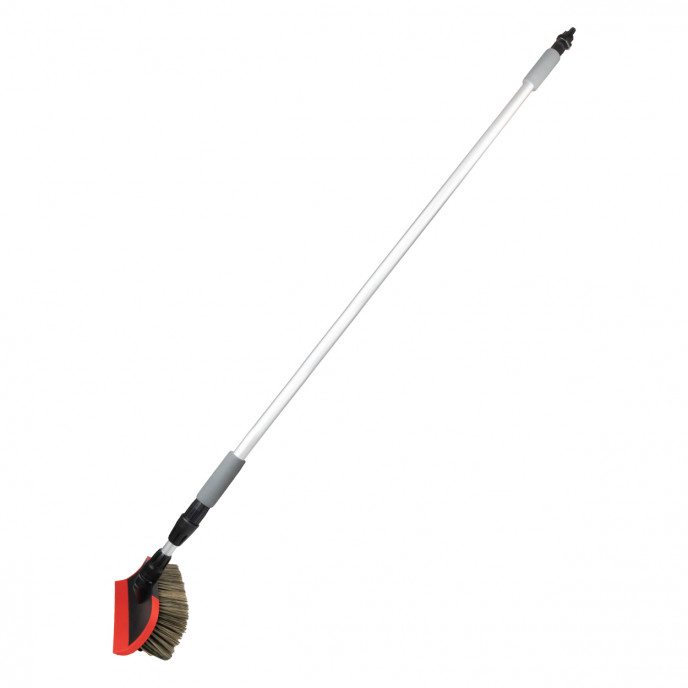 Telescopische Doorstroomwasborstel 141-240cm AMIO-03956