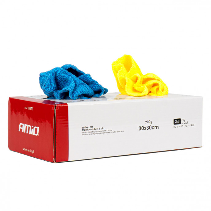 Microvezel doekpakket 30x30cm 200g AMIO-03973