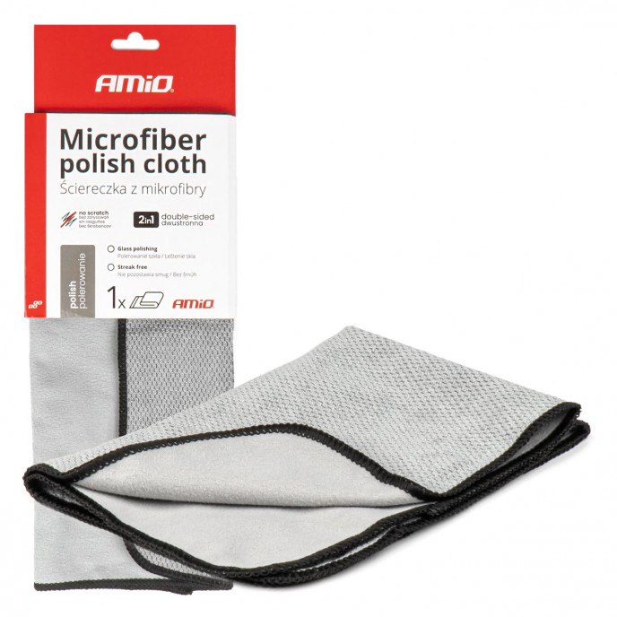 Microvezeldoek voor polijsten 30x40cm 230g AMIO-03975