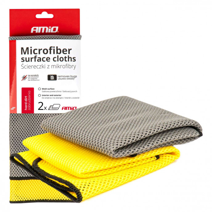 Microvezel oppervlaktedoek 40x40cm 280g AMIO-03977