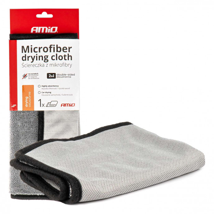 Microvezel droogdoek 40x30cm 550g AMIO-03981