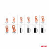 Connectoren en krimpkous set AMIO-03984