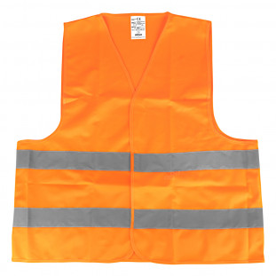 Veiligheidsvest oranje met certificaat XXL AMIO-03985