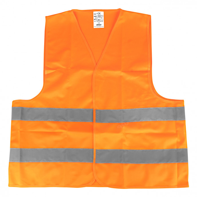 Veiligheidsvest oranje met certificaat XXL AMIO-03985
