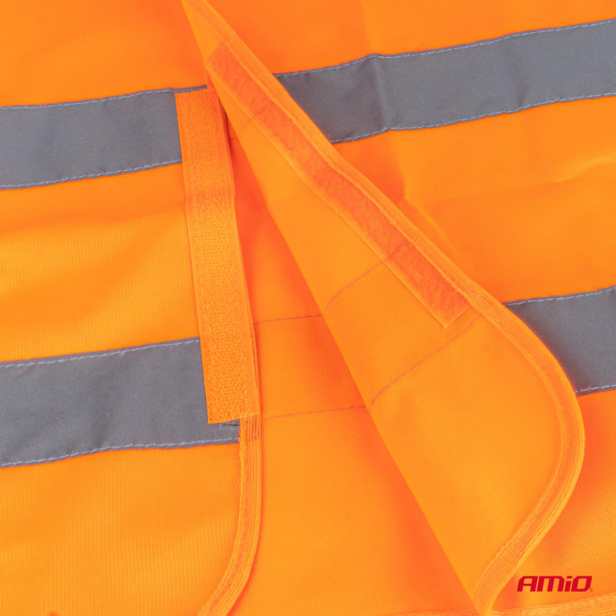 Veiligheidsvest oranje met certificaat XXL AMIO-03985