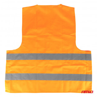 Veiligheidsvest oranje met certificaat XXL AMIO-03985