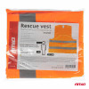 Veiligheidsvest oranje met certificaat XXL AMIO-03985