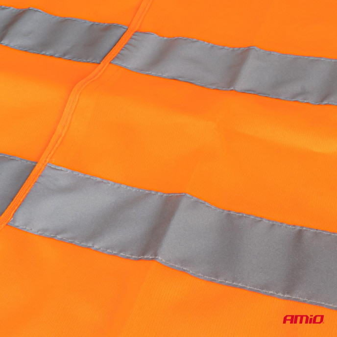 Veiligheidshesje oranje met certificaat AMIO-03986