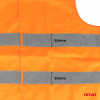 Veiligheidshesje oranje met certificaat AMIO-03986