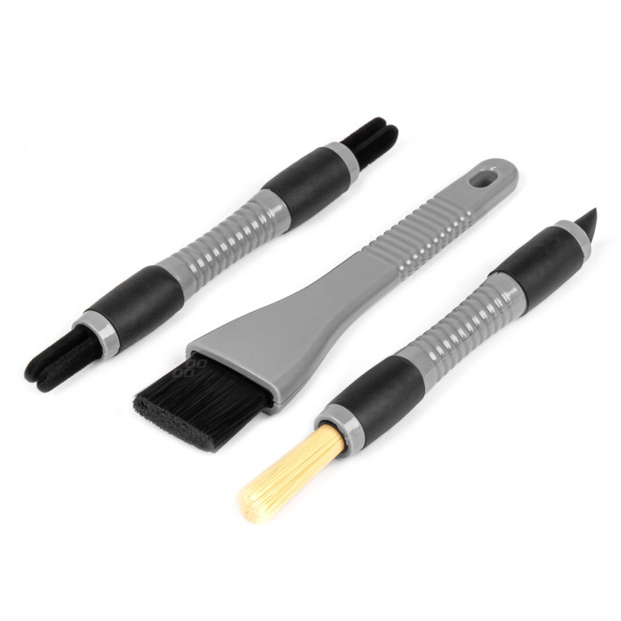 Auto Detaillering Interieur Borstelset 3-delig AMIO-04033