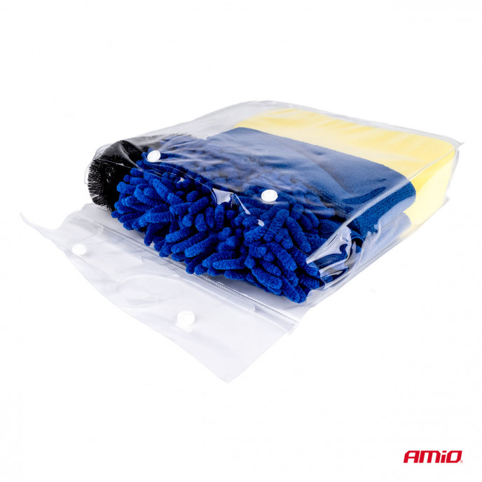 Autowasstraat auto detaillering set 5 el. AMIO-04035