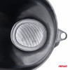 Kunststof universele trechter met zeef 3-delig elliptisch 14 cm AMIO-04037