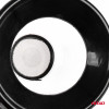 Kunststof trechter met half deksel en filter 13,5cm AMIO-04042