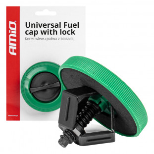 Universele noodtankdop met slot AMIO-04048