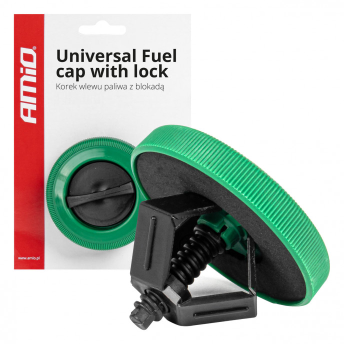 Universele noodtankdop met slot AMIO-04048