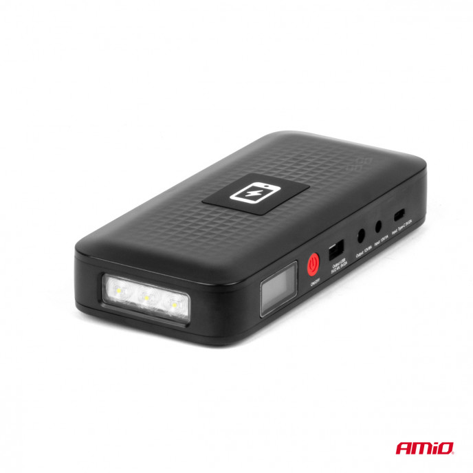 Draagbare jumpstarter powerbank 12V 12Ah 800A AMIO-04055