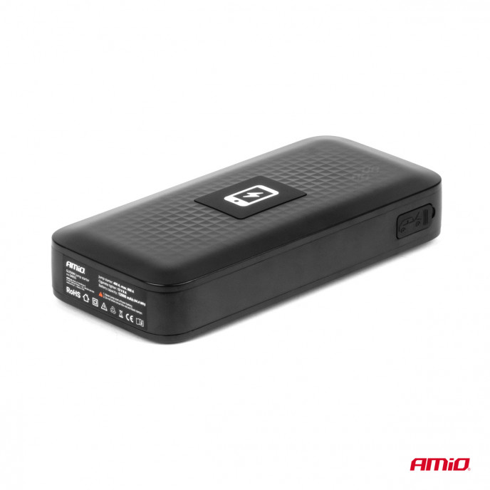 Draagbare jumpstarter powerbank 12V 12Ah 800A AMIO-04055