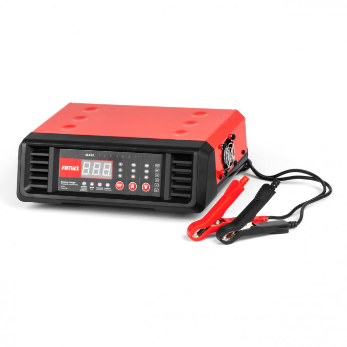 Acculader 10A 6V 12V AMIO-04056