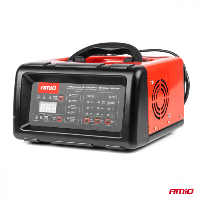 Acculader 20A 6V 12V AMIO-04057