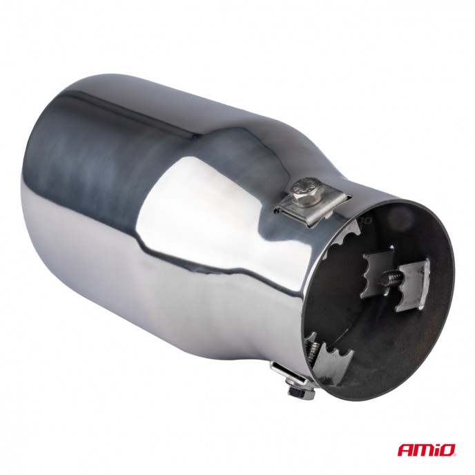 Uitlaatdemper tip RVS chroom AMIO-04060