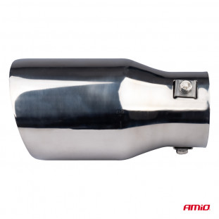 Uitlaatdemper tip RVS chroom AMIO-04060
