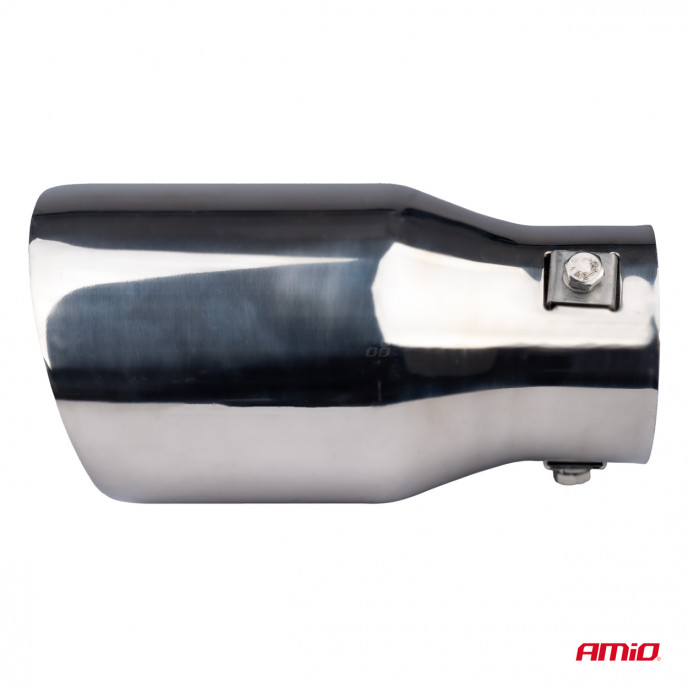 Uitlaatdemper tip RVS chroom AMIO-04060