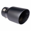 Uitlaatdempertip RVS zwart mat AMIO-04061