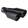 Uitlaatdemper tip RVS blauw AMIO-04063