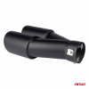 Uitlaatdemper tip RVS blauw AMIO-04063