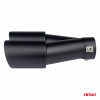 Uitlaatdemper tip RVS blauw AMIO-04063
