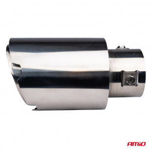 Uitlaatdempertip RVS chroom AMIO-04064