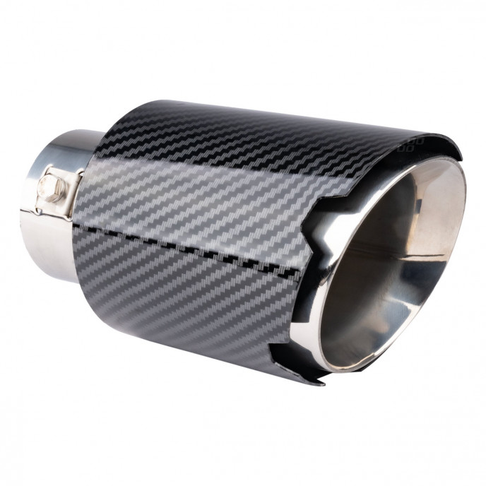 Uitlaatdemper tip RVS carbon AMIO-04065
