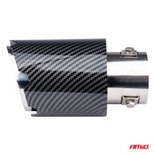 Uitlaatdemper tip RVS carbon AMIO-04065