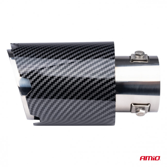 Uitlaatdemper tip RVS carbon AMIO-04065