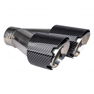 Uitlaatdemper tip RVS carbon AMIO-04069