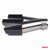 Uitlaatdemper tip RVS carbon AMIO-04069