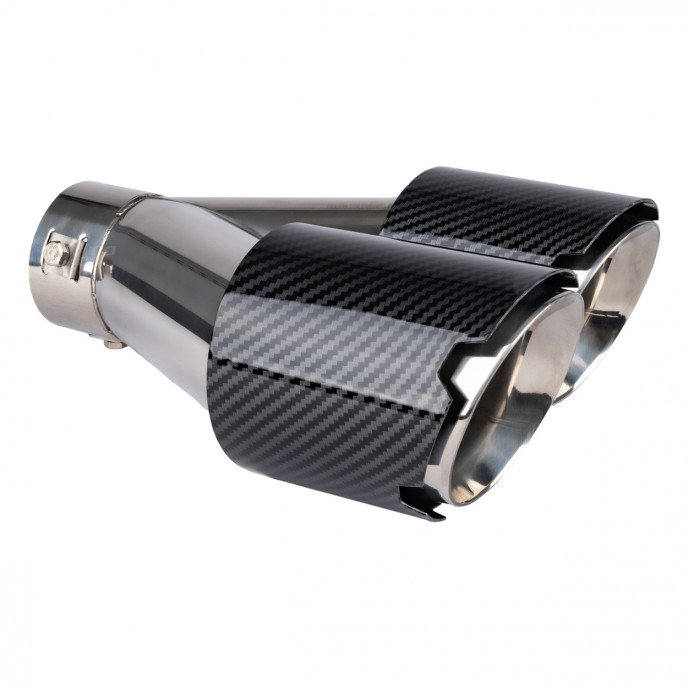 Uitlaatdemper tip RVS carbon AMIO-04070