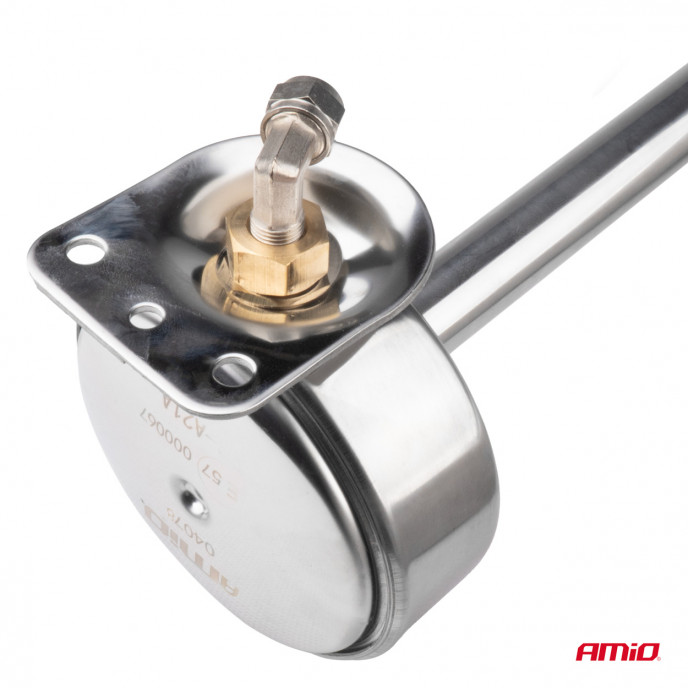 Claxon fanfare signaal chroom 620mm 12V 24V LowTone AMIO-04078